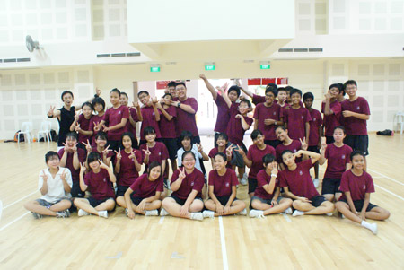 Bukit Batok Sec Wushu Kickboxing Tai Chi workout - Class 2N2